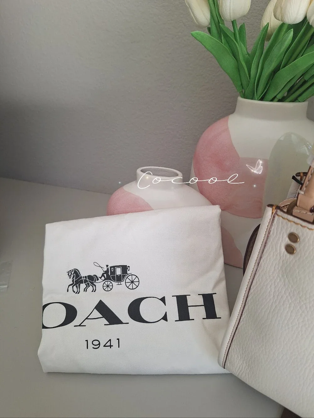 NWT COACH 1941 ROGUE SHOULDER BAG 28484 CHALK RARE